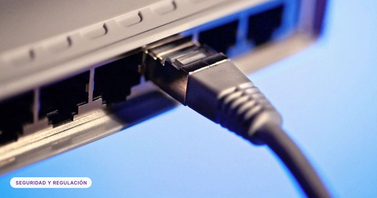 Foto ilustrativa: Internet modem port